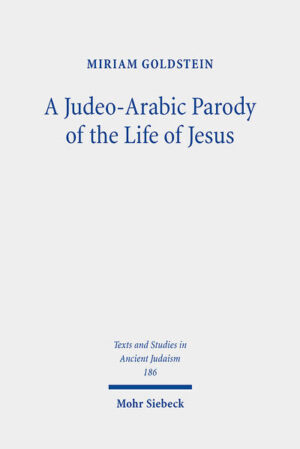 Miriam Goldstein provides the first-ever examination of the Judeo-Arabic versions of Toledot Yeshu (TY), the notorious parody of the life of Jesus originating in Late Antiquity, as well as a full edition and translation of Judeo-Arabic TY texts from their earliest fragmentary witnesses through their early modern copies. The author illuminates the historical and literary development of the Judeo-Arabic TY texts, retelling the story of this long-lived polemical narrative with the critical inclusion of this significant Judeo-Arabic material. Goldstein considers the function of the narrative in the religiously diverse Arabic-speaking milieu and traces the existence of TY in a variety of languages in later Jewish Near Eastern story collections. In this study, the author transforms historical understandings of Toledot Yeshu and of the Near Eastern communities who read and transmitted the narrative.