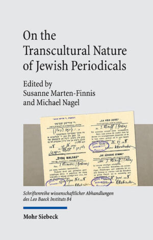 Starting from the premise that all Jewish periodicals are the material heirs of a unique textual tradition, the authors of this volume -researchers from Germany, Austria, Israel, Belarus, the UK, and the US-have distilled here the fruits of their interactive discussions. Their inquiry sets out to scrutinize the history of the Ashkenazy Jewish press as a history of the visions it advocated. It transcends the conventional approach which focusses on the context of the nation state. Thus, the reader can trace the journey of Jewish periodicals as they migrated seamlessly across national borders and languages, and hence discover geopolitical and generational entanglements that have so far been largely neglected.