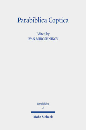 The present volume focuses on the Coptic parabiblical texts-those texts that do not belong to the Bible but fall in its orbit-which include not only the Apocrypha but also the works of the Apostolic Fathers. The contributions deal with a wide range of topics and literary genres, including apocryphal acts and the so-called apostolic memoirs. The volume is divided into two sections: editiones, which contains editions of several important texts in Sahidic Coptic, and studia, which comprises five articles on Coptic parabiblical literature. The literary works discussed in the volume are contextualized in the scope of Coptic literature, regardless of whether they were originally composed in Coptic or translated into Coptic from Greek. Some of the contributions also deal with the reception of Coptic literature in Arabic and Old Nubian literary traditions.