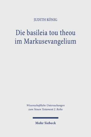 In einer stringenten Erzähllinie entwickelt das Markusevangelium seine Vorstellung der basileia tou theo mehr und mehr als Idee einer königlichen Präsenz Gottes. Judith König zeigt, dass das Markusevangelium dabei die Nähe der basileia Gottes als Katalysator einer neuen Art von Weltwahrnehmung versteht. Dabei erstreckt sich der Aufruf, diese neue Art von Wahrnehmung zu entdecken, einzuüben, und sie anzuwenden über die Charaktere der erzählten Welt hinaus auch auf die Leserinnen und Leser des Markusevangeliums. Für Letztere ist die veränderte Wahrnehmung besonders wichtig, denn nur mit ihrer Hilfe kann die herausfordernde Erzählung vom Leiden und Tod Jesu am Kreuz entschlüsselt werden. Das Markusevangelium bietet für die zentrale Frage, wie selbst im Tod des Gottessohnes am Kreuz die königliche Präsenz Gottes wahrgenommen werden kann, nur vorsichtige Antworten.