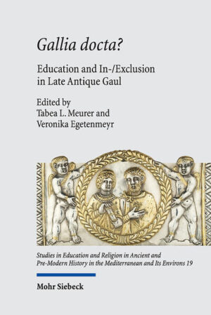 Education is and was a mighty tool for both building communities and barring people from social participation. This volume explores the role education played for late Roman societies especially in Gaul, which was considered a landscape of learning. Numerous literary and material sources document a dynamic educational culture, even though imperial administrative structures were disintegrating by the fifth century and non-Romans were settling in Western provinces. But was Gaul really learned in its entirety? Which different educational communities can be traced? How did education affect processes of in- and exclusion? Thanks to a wide range of case studies, the contributions presented here throw open a window on the societal dimensions of education and frame the discursive outlines of Gallia docta .