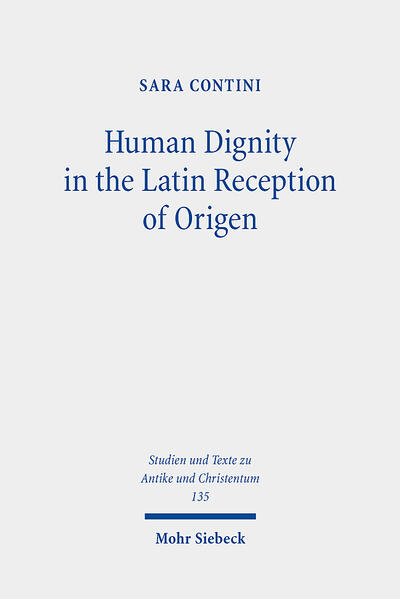 Sara Contini assesses the meanings attributed to the term dignitas ("dignity") in the Latin translations of Origen of Alexandria, as well as in other Latin Christian texts of the 4th century which, to different degrees, show the reception of Origen's views on the creation of the human being according to the image of God. Authors like Rufinus, Jerome, or Hilary of Poitiers are the first Latin writers to employ the term dignitas to denote the universal potential of humans as rational and free beings. The contribution offered by these authors to the history of the idea of human dignity was, based on Origen's notion of the universal reach of God's love, to problematise the elitism and individualism associated with Classical views on dignitas, and thus to frame the traditional understanding of dignity as rank in a new egalitarian perspective. This work has been awarded the prize for outstanding excellence in a doctoral dissertation for the Faculty of Arts at the University of Bristol in 2022/23.