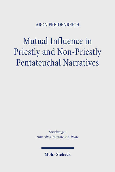 Aron Freidenreich offers evidence of a dynamic stage of mutual influence and parallel growth during the Pentateuch's formation process when Priestly and non-Priestly scribes expanded their works in response to one another. His critical examination of five key cases in Genesis and Exodus shows each passage to have been supplemented onto its Priestly or non-Priestly context under the influence of the competing literature even as the two corpora still existed separately. These case studies provide insight into the practices of scribal communities in Persian period Yehud as tradents selectively incorporated elements of the alternative tradition into their own writings while simultaneously rebuffing ideas and beliefs that they opposed. Such scribal activity was pivotal in precipitating the most crucial moment in the Pentateuch's development: the combination of its Priestly and non-Priestly materials.