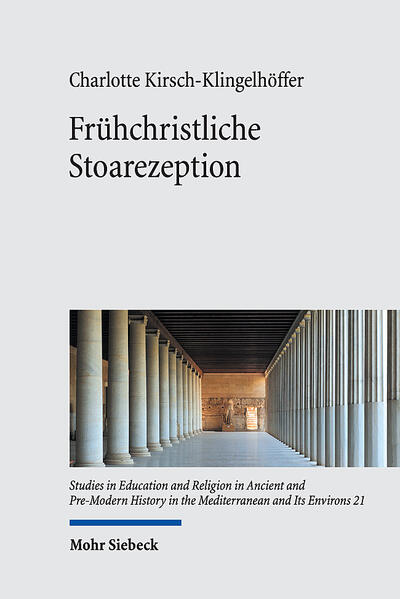 Die Auseinandersetzung mit und Rezeption von antiker Philosophie ist ein zentrales Anliegen frühchristlicher Theologie. Wie haben christliche Autoren apologetischer und antihäretischer Traktate im 2. und frühen 3. Jahrhundert die stoische Philosophie rezipiert? Wie positionierten sie sich gegenüber der Stoa und inwiefern integrierten, kritisierten oder transformierten sie deren Gedanken und Termini? Welches Bild vermittelten sie ihren Adressaten von der Stoa? Diesen Fragen geht Charlotte Kirsch-Klingelhöffer in dieser Untersuchung nach. Sie fokussiert sich dabei auf die sogenannte "Doxographie" als ein Werkzeug der frühchristlichen Autoren, um in den philosophischen Diskurs zu treten. Thematisch zentral sind der stoische Weltenbrand als Parallele zur christlichen Eschatologie, die Schicksals- und Willenslehre für die Anthropologie sowie die Frage nach der Erkennbarkeit Gottes.