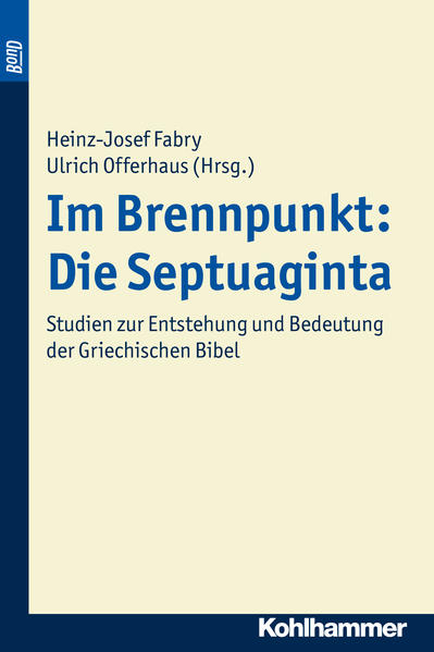 Dieses Buch erhalten Sie als BonD-Ausgabe. Dabei handelt es sich um einen Nachdruck der vergriffenen Originalausgabe von 2001-hergestellt auf Bestellung, mit einem hochwertigen Digitaldruckverfahren. Seit Ende der neunziger Jahre arbeitet eine interkonfessionelle Arbeitsgruppe an der ersten Übertragung der Septuaginta ins Deutsche. Damit stellt sich die Gruppe neben der wissenschaftlichen Herausforderung eines solchen Unternehmens auch dem Anspruch, diese weitgehend unbekannte Bibel einem breiteren Interessentenkreis zu vermitteln. Die Umstände der Entstehung der Septuaginta, ihre Einbettung in die griechisch-hellenistische Kultur Alexandrias in den letzten Jahrhunderten vor Christus, ihre textgeschichtliche und kulturgeschichtliche Bedeutung für die Hebräische Bibel der Juden und für das Neue Testament der Christen werden von Mitgliedern der Arbeitsgruppe (Heinz-Josef Fabry, Manfred Görg, Klaus Haacker, Johann Maier, Martin Meiser, Wolfgang Orth, Martin Rösel, Christian Schröder, Helmut Utzschneider, Nikolaus Walter) differenziert dargestellt.