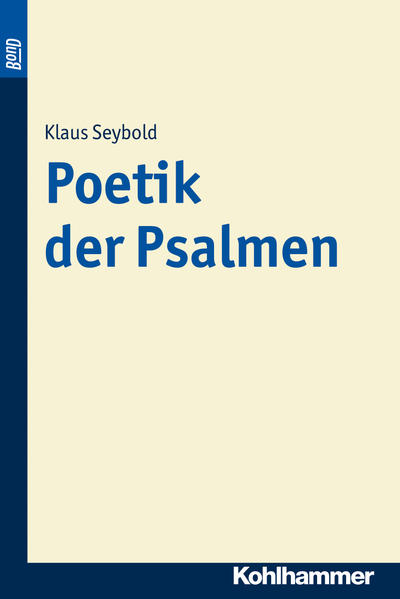 Dieses Buch erhalten Sie als BonD-Ausgabe. Dabei handelt es sich um einen Nachdruck der vergriffenen Originalausgabe von 2003-hergestellt auf Bestellung, mit einem hochwertigen Digitaldruckverfahren. Die Poetik der alttestamentlichen Literatur versteht sich als Erforschung und Darstellung der Sprach- und Kunstformen der literarisch gestalteten biblischen Texte des Alten Testaments. Zielsetzung der "Poetologischen Studien zum Alten Testament" ist es, Leserinnen und Leser alttestamentlicher Texte anzuleiten, auf die Erscheinungen der Textkunst zu achten und ihre Bedeutung für den Sinn der Texte zu erschließen: Klangformen, Rhythmen, Satzformen, Versstrukturen, Wortfolgen, Stilfiguren, Textstrukturen, Sinnsysteme etc. Dies kann weithin nur am hebräischen Text aufgezeigt werden, weshalb Grundkenntnisse der hebräischen Sprache vorausgesetzt sind. Übersetzungen und andere Hilfen werden beigegeben. Der erste Band der "Poetologischen Studien zum Alten Testament" beschäftigt sich mit der Formensprache der biblischen Psalmen. Als weitere Bände der Reihe sind vorgesehen: "Poetik der erzählenden Literatur des Alten Testaments", "Poetik der prophetischen Literatur", "Poetik der alttestamentlichen Spruchliteratur".