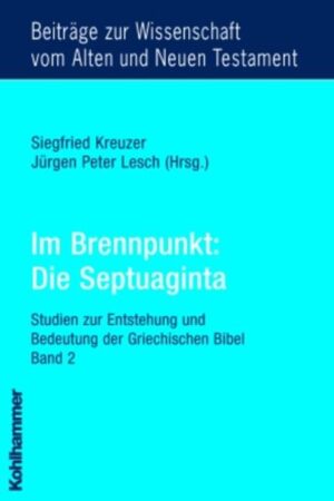 Die internationalen Übersetzungsprojekte zur Septuaginta haben in jüngster Zeit auch den Forschungen zur Septuaginta neue Impulse verliehen. Der vorliegende Band enthält Beiträge zu folgenden Themenschwerpunkten: Hellenismus und Judentum in Ägypten