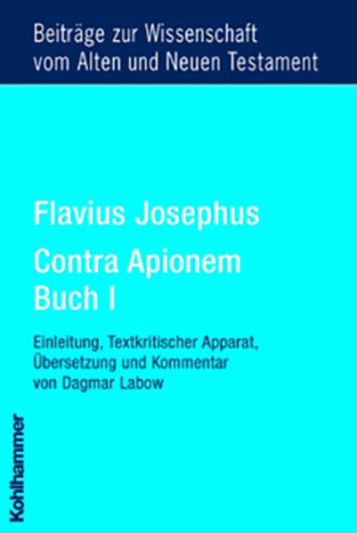 Die kleine Schrift Contra Apionem, die der jüdische Historiker Flavius Josephus um 100 n. Chr. zur Verteidigung des Judentums verfasste, ist von hoher-bislang noch immer unterschätzter-Bedeutung für Theologie und Geschichte des antiken Judentums: Sie gewährt nicht nur Einblicke in Denken und literarisches Können des Josephus sowie in die Argumentationsweisen der zeitgenössischen judenfeindlichen Propaganda, sondern enthält zudem zahlreiche Zitate antiker Autoren, die zum Teil an keiner anderen Stelle überliefert sind. Die vorliegende Untersuchung befasst sich eingehend mit den textlichen und historischen Problemen des ersten Buches der Schrift. Die Einleitung informiert über Josephus Leben und Schriften. Insbesondere die Probleme der Einleitungsfragen zu Contra Apionem werden ausführlich dargestellt. Sodann wird der griechische Text mit einer parallel dazu abgedruckten Übersetzung geboten. Der Kommentar kann in den Fußnoten fortlaufend mitgelesen werden. Gliederungen, Exkurse zu den Autoren, deren Texte von Josephus analysiert werden, und textkritische Apparate ergänzen die einzelnen Kapitel.