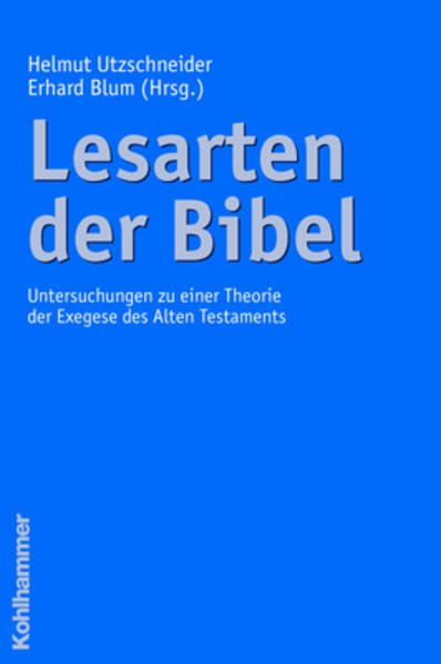 Die neuere Exegese des Alten Testaments ist durch eine Vielzahl methodischer Zugänge bestimmt. Diese reichen von den verschiedenen "Methoden" historischer Exegese über dezidiert kanonische Auslegungen bis hin zu literarisch-ästhetischen Interpretationen. Vielfalt des Umgangs mit biblischen Texten kann bereichern