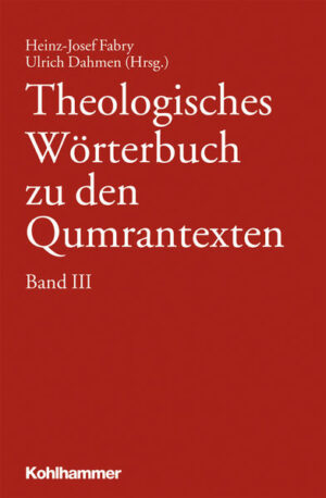 Nach einer Phase der Rekonstruktion, Entzifferung und Edition aller Qumrantexte gilt es nun, ihre Inhalte gründlich zu erschließen. Die Beschäftigung mit der Semantik der Wörter in den Texten von Qumran will in erster Linie die theologische Aussage dieser Schriften erheben und die Theologie- und Literaturgeschichte der sogenannten "zwischentestamentlichen Zeit" darstellen. Dazu nimmt das ThWQ, das mit Band 3 vollständig vorliegt, das Vokabular der Qumrantexte, seine semantischen Valenzen und Verschiebungen weitgehend vollständig auf. Es analysiert die Fortentwicklung der hebräischen Sprache in der zwischentestamentlichen Zeit, stellt das Nachleben und die Rezeption alttestamentlicher Vorgaben im damaligen Judentum dar, macht den solcherart bereiteten Wurzelboden für das Urchristentum und bedeutende andere apokalyptische Strömungen deutlich und erhebt eine "Theologie von Qumran" im Spannungsfeld von Hebräischer Bibel und Neuem Testament. Durch Qumran werden vor allem neue theologische Vorstellungsfelder erschlossen, die im Tanach erst in Frühstadien sichtbar werden (z. B. Auferstehung