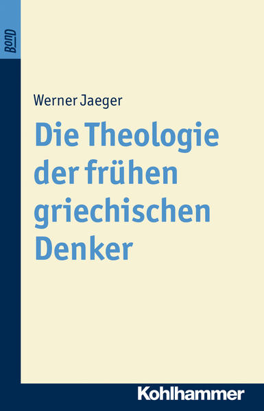 Dieses Buch erhalten Sie als BonD-Ausgabe der Originalausgabe von 1953. Dabei handelt es sich um einen Nachdruck des vergriffenen Originaltitels-hergestellt auf Bestellung, mit einem hochwertigen Digitaldruckverfahren. "Das Buch ist in seinem durchsichtigen Aufbau schlechterdings meisterhaft und führt von Erörterungen über den Begriff der natürlichen Theologie über die Theogonie des Hesiod die ganze Reihe der griechischen Denker entlang, um mit der Frage nach dem Bewußtwerden der theologischen Fragestellung bei Demokrit und seinen älteren Zeitgenossen, sowie in der sogenannten Sophistik zu schließen." (Gnomon) INHALT: Einleitung: Der Begriff der natürlichen Theologie.-Die Theogonie des Hesiodos.-Die Theologie der milesischen Naturphilosophen.-Die Lehre des Xenophanes von dem einen Gott.-Die sogenannten orphischen Theogonien.-Der Ursprung der Lehre von der Göttlichkeit der Seele.-Parmenides Mysterium des Seins.-Heraklit.-Empedokles.-Die teleologischen Denker: Anaxagoras und Diogenes.-Die Theorien über Wesen und Ursprung der Religion.