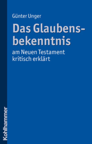 Ein Glaubensbekenntnis legt den Glauben dar, es ist aber auch ein 'Bekenntnis'. Es artikuliert die Identität des Christlichen und lässt sich als "Orientierungswissen" auf dem Weg zu authentischem Leben verstehen: Zum Bekennen gehört, dass die Inhalte des Geglaubten in Beziehung gesetzt werden zu der mit ihnen gemachten oder gerade an ihnen gewonnenen Lebenserfahrung. Nach wie vor gibt es zur Aufgabe, das Glaubensbekenntnis auszulegen und zu erklären, keine Alternative. Eine Einführung in das Glaubensbekenntnis ist aber kein Grundkurs in kirchlicher Dogmatik, sondern der Versuch der Einsichtnahme in die Entstehung von Grundgedanken des Neuen Testaments. Das bedeutet, dass Maßstäbe und Ergebnisse der neutestamentlichen historisch-kritischen Exegese prinzipiell auch auf die Sätze des Glaubensbekenntnisses zu übertragen sind. Hier liegt der Schlüssel zu neuem nachvollziehenden Verstehen.