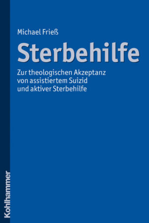 Euthanasia as expression of devout trust? The central German churches stand in unison in their strict disapproval of the liberalisation of euthanasia. Interestingly this position is not shared by many Christian and other big churches in Europe. The controversial role model in other European countries and whether new rules are necessary in Germany are discussed. Frieß describes the central positions of the legal and theological controversies. He shows inconsistencies and critically questions the disapproving statements of the churches. Finally he pursues lines of argumentation which lead to a reasoned yes to the acceptance of assisted suicide and euthanasia.