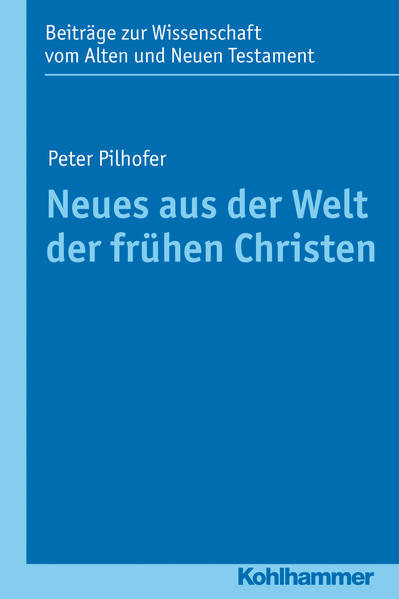 Der Band wird durch zwei programmatische Texte zur Stellung der neutestamentlichen Wissenschaft zu Beginn des 21. Jahrhunderts eröffnet. Worin kann heute ihr Sinn liegen, und wie verhält sie sich zur Erforschung der hellenistisch-römischen Welt? Pilhofer zeigt, dass es lohnt, ausgetretene Pfade zu verlassen. So bestimmt er die Situation und die Adressaten des Galaterbriefs neu: Dieser ist nach dem Römerbrief verfasst und bietet daher das letzte Wort des Paulus. Die theologischen Folgerungen, die sich daraus gerade im Blick auf die Rechtfertigungslehre ergeben, werden kurz skizziert. Von besonderer Bedeutung ist auch die Studie zum Bürgerrecht des Paulus, die ihren Ausgangspunkt beim epigraphischen Befund in Kilikien nimmt und zu dem Ergebnis kommt, dass Paulus kein römischer Bürger war. Der Band wird abgerundet durch drei Beiträge von Jens Börstinghaus und einen gemeinsam mit Jutta Fischer verfassten Aufsatz über eine zwischenzeitlich verschollene Grabinschrift aus Thessaloniki.