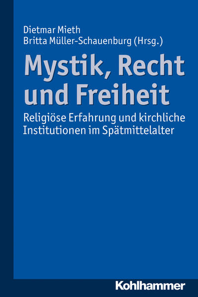 Das 13. bis 15. Jahrhundert ist von einer zunehmenden kirchlichen und weltlichen Verrechtlichung geprägt. Auf geistlichem Feld korrespondiert damit der Versuch, durch persönliche Erfahrung Heilsgewissheit zu erlangen. Einzelgestalten wie Meister Eckhart und Marguerite Porete stellen mit ihrer religiösen Sprache die Grenzen des bisher Vertrauten in Frage. Sie geraten in Konflikt mit dem entstehenden Ordnungssystem jener Kirche, deren maßgebliche Prägegestalten sie-als Dominikaner und im Kontext der Beginenbewegung-zugleich sind. Forschung zur Mystik, die einseitig institutionskritisch denkt, übersieht diese Zusammenhänge ebenso wie Kirchenrechtsforschung, die nicht nach Einflüssen von außerhalb der kirchlichen Hierarchie fragt. Das Gespräch zwischen Theologie, Philosophie, Geschichte und Kirchenrecht fördert dagegen neue Einsichten zutage.