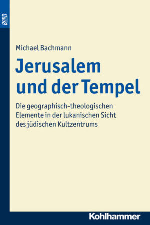 Dieses Buch erhalten Sie als BonD-Ausgabe der Originalausgabe von 1980. Dabei handelt es sich um einen Nachdruck des vergriffenen Originaltitels-hergestellt auf Bestellung, mit einem hochwertigen Digitaldruckverfahren. Jerusalem spielt im lukanischen Werk fraglos eine bedeutende Rolle. Bachmann rückt die seinerzeit forschungsgeschichtlich brisante Frage ins Zentrum, "ob und gegebenenfalls wie in den lukanischen Schriften und durch ihren Autor dem Zueinander von Stadt und Tempel Rechnung getragen wird." Er fragt, wie Lukas die geografischen Gegebenheiten zeichnet und in welches Beziehungsgefüge er sie als theologische Größen einordnet. Dazu untersucht er die auffällig differente Jerusalem-Begrifflichkeit und auch die Aussagen zur Einbettung in die palästinische Landschaft, um schließlich einen Schwerpunkt auf die Darstellung des jerusalemischen Tempels zu legen. Das Buch, das sich zumal mit H. Conzelmanns "Die Mitte der Zeit" (6. Auflage: 1977) auseinandersetzt, markiert einen Neuansatz in der Lukas-Forschung