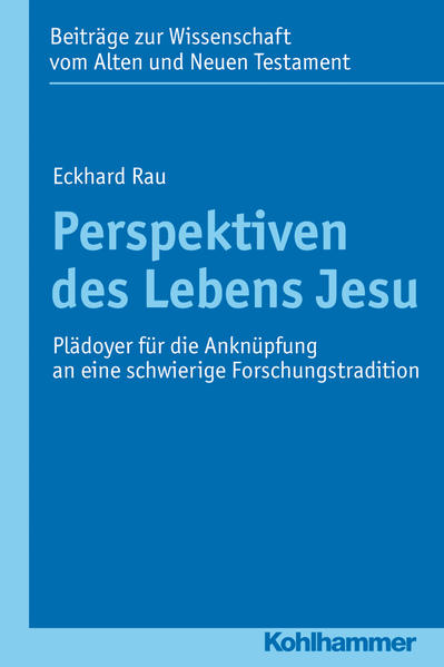 Die neuere Jesusforschung hält es generell für nicht möglich, ein "Leben Jesu" im Sinne einer Biographie zu schreiben oder auch nur unterschiedliche Phasen im Leben Jesu zu konstatieren. Damit werden jedoch Unterschiede im Auftreten Jesu in Galiläa und in Jerusalem ausgeblendet sowie Indizien für Differenzen innerhalb der Jesusüberlieferung vernachlässigt. Aus einer Relecture der Leben-Jesu-Forschung des 19. Jahrhunderts gewinnt Eckhard Rau produktive Ansätze zur Wiederaufnahme dieser Fragen. In einem differenzierten forschungsgeschichtlichen Einblick entwickelt er ein überzeugendes Plädoyer für die Anknüpfung an eine schwierige Forschungstradition. Raus eigene Lösung im Anschluss an diese Autoren ist Fragment geblieben. Silke Petersen situiert seine Hypothese in der Forschung