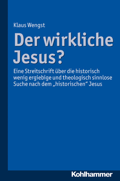 Die Suche nach dem historischen Jesus beginnt im deutschen Sprachraum mit Hermann Samuel Reimarus. Er meinte, man brauche nur die "Tünche" der Apostel wegzunehmen, um die "tatsächliche" Stimme Jesu zu vernehmen. An dem sich hier zeigenden Grundproblem hat sich seitdem nichts geändert und kann sich angesichts der Quellenlage auch nichts ändern: Wer nach dem "historischen" Jesus fragt und also die "tatsächlichen" Fakten sucht, muss mit für dieses Unternehmen äußerst widerständigen Texten rechnen. Wengst stellt die ersten beiden Phasen der Leben-Jesu-Forschung modellhaft vor. Anschließend wendet er sich der "dritten Suche nach dem historischen Jesus" zu und fragt, was es denn Neues bei dieser dritten Suche gibt-mit negativem Ergebnis. Aufgabe der Exegeten kann daher nur sein, nicht die Texte der Evangelien für eigene Hypothesengebilde auszuschlachten, sondern sie immer wieder auszulegen.