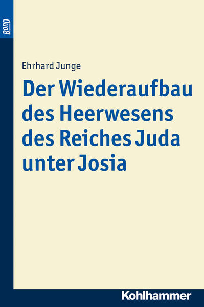 Dieses Buch erhalten Sie als BonD-Ausgabe der Originalausgabe von 1937. Dabei handelt es sich um einen Nachdruck des vergriffenen Originaltitels-hergestellt auf Bestellung, mit einem hochwertigen Digitaldruckverfahren. "Von allen Lebensgebieten, die uns zu dieser allgemeinen Kenntnis der Zeit Josias einen Beitrag liefern können, ist nun das Staatswesen des damaligen Reiches Juda besonders wichtig, weil es in dieser Zeit nicht in ererbten Formen abgelaufen ist, sondern einen Neubau darstellt und zwar-nach der vorangegangenen Zerstückelung des Reichs Juda durch Sanherib im Jahre 701-einen solchen, der sehr stark im Vordergrund alles Denkens und Fühlens jener Zeit gestanden haben muß. ... Die Aufgabe der vorliegenden Arbeit soll nun sein, aus dem Bereiche des Staatswesens Judas unter Josia als ein besonderes Gebiet das seiner Wehrmacht herauszugreifen und zu untersuchen. ... Ehe wir jedoch an diese Untersuchung selbst herantreten, ist es notwendig, einen kurzen historischen Überblick über die gesamte Entwicklung des Heerwesens im Reiche Juda in den vorangehenden Perioden zu geben