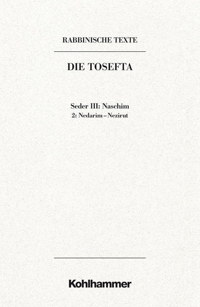 Der Traktat Nedarim "Gelübde" befasst sich mit den Bestimmungen zur Rechtsgültigkeit von bedingten und unbedingten Selbstverpflichtungen. Ein Großteil der behandelten Beispiele behandelt Formen des Genussverzichtes infolge eines Gelübdes. Dabei werden dem Leser die vielfältigen und weitreichenden Konsequenzen vor Augen geführt, die ein solches Gelübde für das soziale Gefüge einer Familie oder die gesamte Dorf- bzw. Stadtgemeinschaft haben konnte. Der Traktat Nezirut behandelt die Naziräatsgelübde. Er behandelt auf der Grundlage von Num 6 die Verpflichtungen, die eine Person eingeht, die sich dieser Form der temporären Selbstweihe unterzieht. Von besonderer Bedeutung sind dabei die rabbinischen Bestimmungen hinsichtlich der Dauer, der Unterbrechung und der Auslösung des Naziräats am Jerusalemer Tempel.