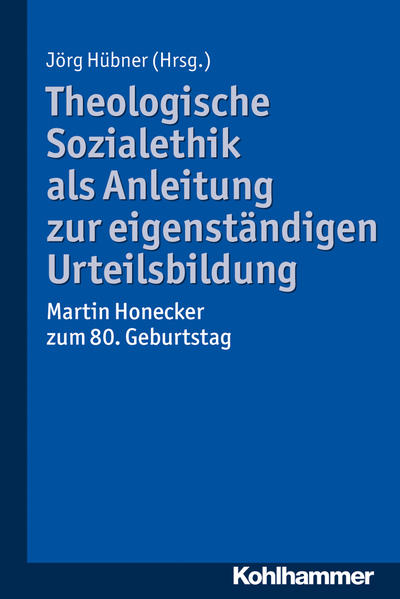 Martin Honecker, Mitherausgeber des Evangelischen Soziallexikons, hat in besonderem Maße zur Profilierung der Evangelischen Soziallehre in der Zeit zwischen 1970 und 2000 beigetragen. In diesem Band soll die geschichtliche Entwicklung der Sozialethik dieser Zeit in den Blick genommen werden, es soll aber auch gefragt werden, welche Herausforderungen sich mittlerweile-insbesondere angesichts des gegenwärtigen theologisch-sozialethischen Diskurses-für die Aufgabenfelder einer Evangelischen Soziallehre ergeben. Eröffnet wird der Band mit der Wiedergabe eines Gesprächs zwischen Martin Honecker und Jörg Hübner zur Genese der sozialethischen Position Honeckers. Es folgen Beiträge zu zentralen Themen heutiger Sozialethik. Eine Würdigung des theologisch-sozialethischen Ansatzes Honeckers unter Einbeziehung einer vollständigen Liste seiner Veröffentlichungen beschließt den Band.