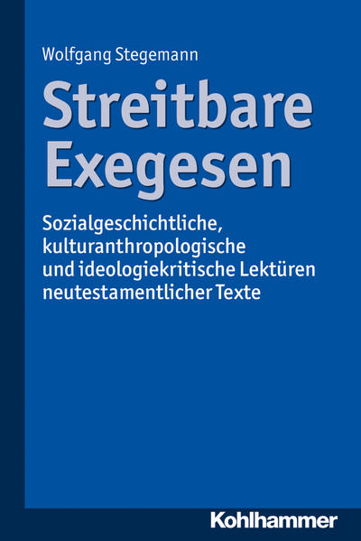 "Streitbare Exegesen"-Exegesen, die Position beziehen und Partei nehmen-sind relevante Exegesen, relevant als Beiträge zu zentralen Themen der biblischen Theologie wie Jesu Verkündigung des Reiches Gottes, Deutung des Todes Jesu als Sühnopfer, die Rolle von Frauen und Kindern in der Welt des Neuen Testamentes, Spiritualität bei Paulus oder zur Entstehung des Christentums als Religion. Stegemann setzt dabei neue Impulse in aktuellen Diskursen der neutestamentlichen Wissenschaft und bezieht zugleich engagiert Stellung zu Gegenwartsfragen, zum Beispiel zur ethischen Beurteilung der Homosexualität, zum Antisemitismus und zum Verhältnis von Judentum und Christentum. Relevant sind diese Beiträge auch deshalb, weil sie ein Stück Forschungs- und Zeitgeschichte dokumentieren: eine Periode, in der sich tiefgreifende Umbrüche in der biblischen Exegese vollzogen, an denen der Autor oft an vorderster Front beteiligt war und die er mit anstieß-Umbrüche, die im Kern mit der Frage nach der Relevanz der biblischen Exegese unter gewandelten gesellschaftlichen Rahmenbedingungen zu tun haben.