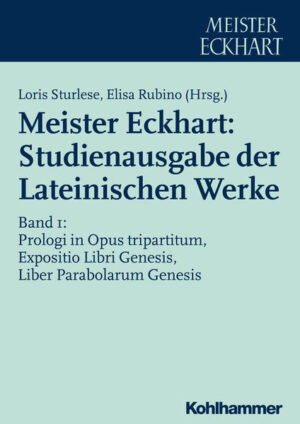 Die Studienausgabe umfasst den Text der großen Stuttgarter Ausgabe im lateinischen Original mit paralleler deutscher Übersetzung. Der Anmerkungsapparat unter dem Originaltext registriert alle Verweise auf nicht-biblische Quellen, auf die sich Eckhart ausdrücklich bezieht. Bei allen diesen Zitaten wurden die Angaben erneut überprüft und auf den letzten Stand der Forschung gebracht. Bibelstellen sind im laufenden Text nachgewiesen. So werden in einer wissenschaftlich verantworteten und zugleich handlichen Ausgabe die lateinischen Werke des großen Denkers allen Interessierten zugänglich gemacht. Der erste Band enthält die Vorreden zum dreiteiligen Werk (Prologi in Opus tripartitum), die Auslegung des Buches Genesis (Expositio libri Genesis) sowie das Buch der Bildreden in der Genesis (Liber parabolarum Genesis).