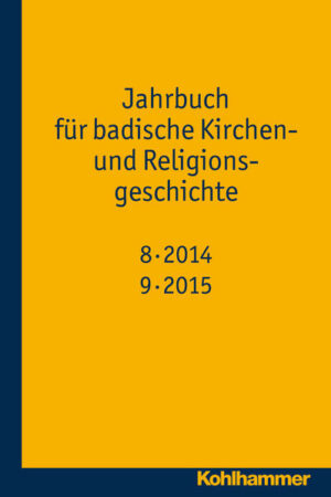 Jahrbuch für badische Kirchen- und Religionsgeschichte | Bundesamt für magische Wesen