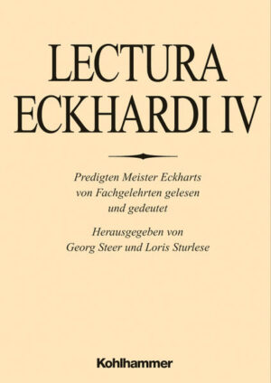 Die Lectura Eckhardi wird in diesem vierten Band mit Interpretationen von sechs deutschen Predigten (Prr. 9, 54, 60, 67, 87 und 103) sowie des lateinischen Sermo XXVIII in bewährter Weise fortgeführt. Text und neuhochdeutsche Übersetzung der jeweiligen Predigt sind jedem Beitrag vorangestellt