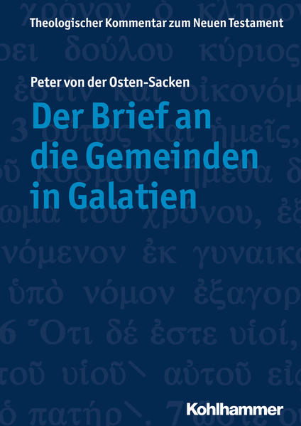 The Letter to the Galatians is intended to resolve a conflict. New missionaries are spreading the view that one has to be circumcised in order to belong to God=s people. Against this, Paul argues that through Jesus Christ, the son of Abraham and the son of God, and his sacrifice on the Cross, those who belong to him are also children of Abraham and at the same time children of God, and they are free from the Law. This view of the Gospel as representing freedom from the Biblical and Jewish Law went on to make history & often with anti-Jewish undertones. But in the Letter to the Galatians, Paul again advocates a very much wider understanding of the Hebrew Bible. On the basis of that understanding, he presses the view that devotion to Jesus Christ means liberation into a new life. In hermeneutic reflections and in a longer concluding section, the commentary enters into an engaging and critical discussion with the Pauline Gospel.