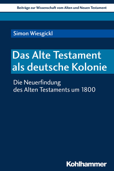 In der kurzen Zeitspanne zwischen 1785 und 1810 vollzog die Exegese des Alten Testaments in Deutschland einen enormen Innovationssprung. Deutsche Alttestamentler entwickelten die sogenannte historisch-kritische Methode und setzten internationale Standards. In diesem religionswissenschaftlichen Meta-Kommentar zur Wissenschaftsgeschichte des Alten Testaments wird untersucht, welche Rolle die neu entstehende Ethnologie und der europäische Kolonialismus dabei spielten. Es wird die These entwickelt, dass das Alte Testament als Möglichkeitsraum für einen spezifisch deutschen Kolonialismus fungierte. Damit wird ein Beitrag zu einer deutschen postkolonialen Theologie vorgelegt und außerdem die Erforschung des deutschen Kolonialismus um ein wichtiges Kapitel ergänzt.