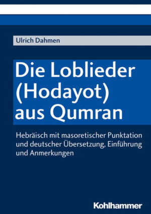 Bei den sogenannten Hodayot handelt es sich um eine antike Schriftrolle mit bis 1948 unbekannten Lobliedern, die zu den ersten in der Nähe von Qumran gefundenen Rollen gehört und deren Benennung auf die Einleitungsformel "Ich lobe dich, Herr" zurückgeht. Die Texte sind den biblischen Psalmen sehr ähnlich und für heutige Leser gut zugänglich. Die vorliegende hebräisch-deutsche Studienausgabe lädt zum Lesen, Genießen und leichten Zugriff beim wissenschaftlichen Arbeiten ein. Neben der eigentlichen Textausgabe auf dem neuesten Stand bietet der Band eine ausführliche Einleitung, Literaturhinweise und Endnoten mit Anmerkungen zu Parallelstellen in Qumrantexten und dem Alten Testament sowie Hinweisen zur Übersetzung.