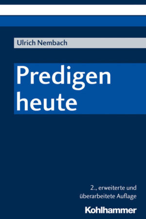 Die Homiletik ist herausgefordert, wenn Kirchen leerer werden, obwohl das Interesse an Religion und Spiritualität bei vielen nicht abnimmt. Eine Homiletik heute muss von der Situation der Menschen ausgehen. Zentraler Gedanke und gliederndes Element von Nembachs Ansatz ist das "Teilen": Über das reine Informieren und Mitteilen hinaus ereignet sich in der Predigt und der Vorbereitung darauf ein Teil-Geben und ein Teil-Nehmen zwischen Menschen. Für die 2. Auflage wurde der Text gründlich überarbeitet und aktualisiert. Die Situation von Predigenden und Hörenden zu Beginn des 21. Jahrhunderts wurde analysiert und der Band um neue Themen wie Internetpredigten erweitert.