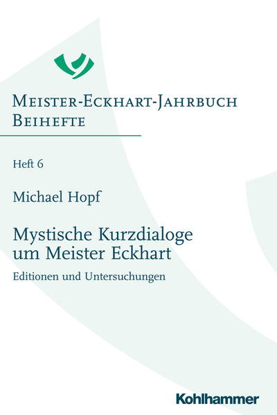 In der ersten Hälfte des 14. Jahrhunderts entstand im elsässisch-alemannischen Sprachgebiet eine Gruppe von Kurzdialogen aus dem Umfeld Meister Eckharts: "Meister Eckharts Tochter", "Meister Eckhart und der nackte Knabe", "Der arme Mensch" und "Meister Eckharts Wirtschaft". Damit entstammen sie einer Zeit und einem Raum von beachtlicher religiöser und literarischer Lebendigkeit. Alle Dialoge werden auf Basis der gesamten bisher bekannten Überlieferung ediert, wobei jeweils eigene Konzepte entwickelt werden, wie die mittelalterlichen Texte für den Leser gewinnbringend geordnet und dargestellt werden können. Die Texte zeigen eine breite Vielfalt von Themen und existentiellen Fragen, die in Anlehnung an eckhartische Theologie in Dialogform dargeboten werden: Dabei hat stets ein Laie die Rolle des Lehrers, dem ein hochrangiger Geistlicher oft nur staunend und zustimmend zuhören kann.