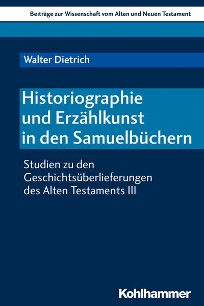 Die Samuelbücher beschreiben einen bestimmten Abschnitt der Geschichte Israels, sind also Geschichtsschreibung-freilich ganz eigener Art -, und sie tun es in ästhetisch höchst anspruchsvoller Weise, sind also ein literarisches Kunstwerk-ebenfalls ganz eigener Art. Beiden Aspekten gehen die hier vorgelegten Studien nach: zuerst in betont fachexegetischer, historisch-wissenschaftlicher Herangehensweise, dann in thematischen Längsschnitten und in Porträts einzelner Erzählfiguren. Im Ergebnis zeigen sich ein ganz spezifisches Verhältnis von Faktizität und Fiktionalität, eine höchst feinsinnige Erzählkunst und sehr prägnante Menschen- und Gottesbilder.