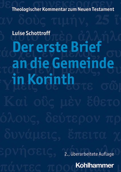 This commentary shows the way in which Paul interprets the Torah for the Gentiles: concretely, realistically, sensitively, and argumentatively. He looks for images of a hope capable of withstanding death. He records the prayers and songs that were sung in the messianic communities of his time. And: he contradicts himself, particularly in his conception of what women should be like and in his factual dealings with them. The fact that the letter includes the notorious misogynistic sentences that were written in Paul=s name is often the first association it calls up today. In addition, the letter is burdened by a long and prominent tradition of interpretation that used Paul to justify Christian positions of domination: the figure of Paul was used as a projection screen for Christian office-holders and their conceptions of domination over believers. Even more ominously, Paul epitomized a search for Christian identity by distinguishing it negatively from Judaism, which was regarded as a ?religion of the law=. A rediscovery of Paul is overdue. The first edition of this commentary on the First Letter to the Corinthians was published in 2013