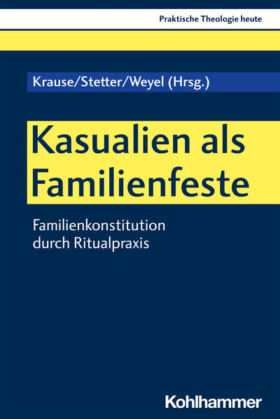 Durch einen Perspektivwechsel werden Kasualien nicht als kirchliche Amtshandlungen, sondern vor allem als Familienfeste verstanden und analysiert. Auf diese Weise kommen biographische Übergangsrituale als eine anlassbezogene Ritualpraxis in den Blick, bei der 'Familie' hergestellt, implizit ausgehandelt und öffentlich inszeniert wird. Familiensoziologische und ritualtheoretische Diskurse werden aufgenommen und in empirischen Studien zu Taufe, Konfirmation, Trauung und Bestattung entfaltet.