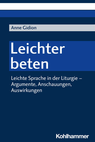 Gottesdienst ist auch öffentliche Kommunikation. Was bewirkt die Verwendung von Leichter Sprache in der besonderen Sprache der Liturgie? Für welche Gottesdienstformen ist dies in einer Zeit sich verändernder Kirchlichkeit stimmig und für welche nicht? Das Buch erkundet am Beispiel des Tagesgebets, wie sich Gebetssprache durch Leichte Sprache verändern kann. Und es setzt sich mit der Frage auseinander, wie diese Perspektive auch liturgiedidaktisch produktiv wird. Anne Gidion hat Leichte Sprache im inklusiven Projekt "Feuerherz" in der Evangelischen Stiftung Alsterdorf kennengelernt. Im Gottesdienstinstitut und im Pastoralkolleg der Nordkirche hat sie dazu gemeinsam mit anderen Prinzipien für die Aus- und Fortbildung weiterentwickelt. Mittlerweile sind die Regelwerke zur Leichten Sprache längst Teil eines sprachwissenschaftlichen und inklusionstheoretischen Diskurses geworden. Die vorliegende Untersuchung vollzieht beides nach-die Ursprünge und die folgende Debatte. Ein Kapitel ist den Gottesdiensten gewidmet, die beim Deutschen Evangelischen Kirchentag seit vielen Jahren in und mit Leichter Sprache gestaltet werden.