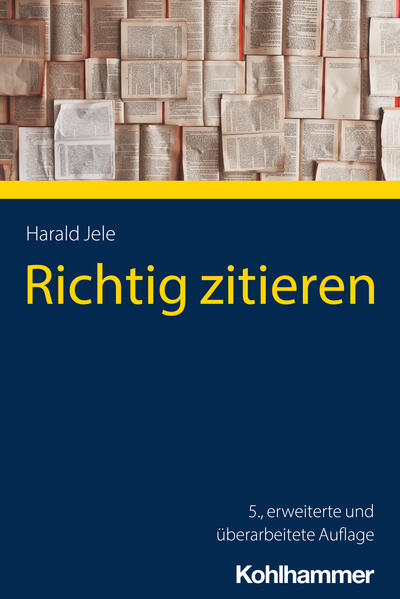 Richtig zitieren | Harald Jele