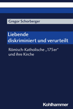 Der Band gibt einen Einblick in die Lebenswirklichkeiten schwuler Katholiken nach dem Zweiten Weltkrieg. Nicht nur diese Männer, sondern auch ihre Familien, Freunde und ihr gesamtes soziales Umfeld standen weiterhin unter gesellschaftlicher Ächtung durch die von den Nationalsozialisten 1935 verschärften Paragraphen 175 und 175a. Zusätzlich dazu wurden schwule Katholiken durch kirchliche Verlautbarungen, Diskriminierungen und Verurteilungen als besondere "Sünder" stigmatisiert. Als Zeitzeugen, sogenannte "175er", berichten sie einerseits nach ihrem Outing von den Verbrechen der Kirche und des Staates an ihnen und andererseits gelang es diesen schwulen Christen durch ihr selbstbewusstes, selbstaktives und selbstverantwortliches Auftreten, zum Abbau der Stigmatisierung und Marginalisierung in Kirche und Staat beizutragen.