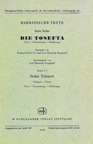 Toharot-Uksin Lieferung (broschiert): Teilband VI 3 (424 S.) inklusive Abschlusslieferung des Textbandes VI (S. 289-438).