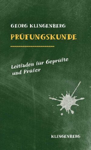 »Prüfer P: Was ist A? Kandidat K: schweigt Prüfer P: Was ist B? Kandidat K: schweigt Prüfer P: Erklären Sie mir den Unterschied zwischen A und B! Der Leser und Leserinnen und Studenten. Ideal geeignet als Geschenk für »Geniale Anwender« nach einer bestandenen Prüfung oder als Trost und Ermunterung für Gestrauchelte.