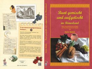 Doris Wolek macht die köstlichen und teilweise verblüffenden Rezepte ihrer Urgroßtante der heutigen Generation zugänglich. "Bunt gemischt und aufgetischt ist weit mehr als ein Kochbuch. Es ist ein Reiseführer durch den Großraum Römerland Carnuntum und führt auch in die Vergangenheit dieses Gebietes.