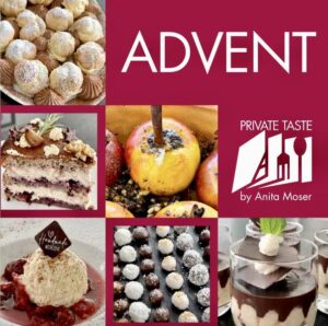 Im Buch #5 - Private Taste ADVENT findest Du all meine Lieblingsrezepte die perfekt in den Advent passen ❤️ Vom Apfelbrot, Pralinen, Mini-Törtchen, bunten Kekse bis hin zu weihnachtlichen Desserts und einer fabelhaften Weihnachtstorte