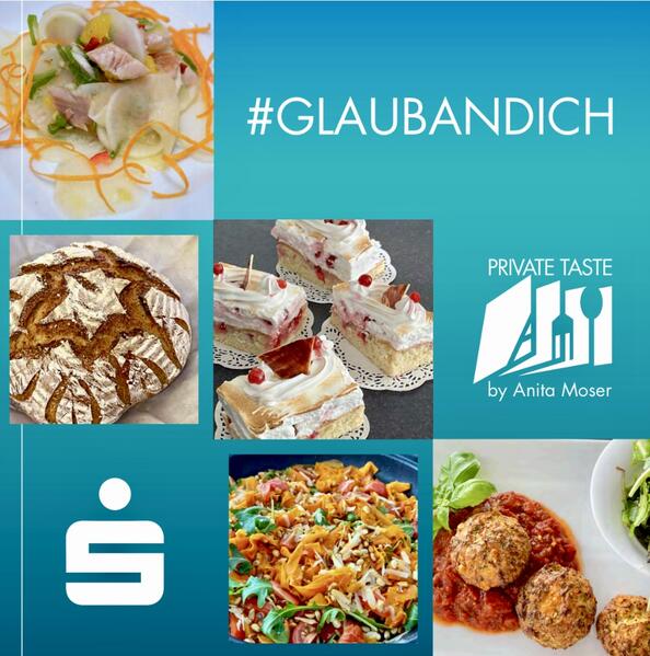 Das #glaubandich Kochbuch der Sparkasse OÖ vereint die besten Rezepte der bisher erschienen Koch- und Backbücher von Anita Moser. Das Augenmerk liegt auf regionalen Schmankerln und Backwaren, damit alle Zutaten möglichst nachhaltig und einfach besorgt werden können. Das #glaubandich-Kochbuch bietet garantiert jede Menge Inspiration und Spaß bei der Zubereitung.