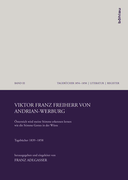 Viktor Franz Freiherr von Andrian-Werburg | Bundesamt für magische Wesen
