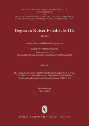 Die Urkunden und Briefe des Österreichischen Staatsarchivs in Wien | Bundesamt für magische Wesen