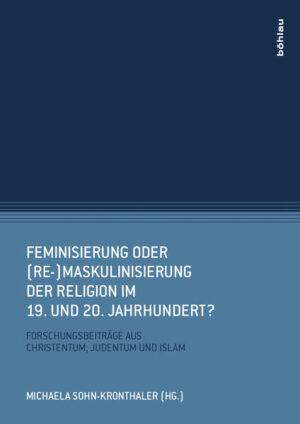 Die These der „Feminisierung der Religion“ im 19. und 20. Jahrhundert, entstanden in den 1970er Jahren in den USA und seit den 1980er Jahren im deutschen Sprachraum rezipiert, hat eine rege Forschungsdiskussion ausgelöst. Als Reaktion auf die „Feminisierungsprozesse“ soll es zu Remaskulinisierungsvorgängen besonders in den christlichen Konfessionen, vor allem ab dem beginnenden 20. Jahrhundert, gekommen sein. Ein internationales und interreligiöses ausgerichtetes Forschungskolloquium an der Universität Graz, an dem renommierte Wissenschaftler und Wissenschaftlerinnen aus Europa und Amerika teilgenommen haben, hat sich mit den aktuellen Forschungsdiskussionen um die „Feminisierung“ und „Maskulinisierung der Religion“ auseinandergesetzt. Der vorliegende Band vereint detailreiche Studien von Autorinnen und Autoren, verschiedene Länder, christliche Konfessionen, Judentum und Islam betreffend.