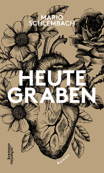 Alles beginnt mit A. Ein Totengräber steigt in einen Zug und trifft A., seine erste Liebe. A. ist auch der Grund, weshalb er zu schreiben beginnt. In seinem Tagebuch begibt er sich auf eine Irrfahrt entlang der Untiefen des Dating- und Friedhofsalltags. Als bei ihm dieselbe Lungenkrankheit wie bei Thomas Bernhard diagnostiziert wird - kurioserweise, nachdem er sich intensiv mit dessen Werk auseinandergesetzt hat -, befeuert die Todesangst noch die unermüdliche Suche nach der wahren Liebe. Wird er sie finden oder bleibt sie für immer unerreichbar? Mario Schlembach zieht in heute graben sämtliche Register des autofiktionalen Erzählens und gräbt sich mit einer Baggerschaufel voll Ironie durch eine nicht abreißen wollende Enzyklopädie des Scheiterns. Dabei erweist sich Schlembach als wahrer Meister des Tragisch-Komischen, das Lachen ist selbst in den traurigsten Momenten nicht weit. Keine Zeit für Gedanken an die eigene Vergänglichkeit - vor dem nächsten Grab gilt es noch die größte Liebesgeschichte aller Zeiten zu vollenden.  „Wie viele Wege muss ich noch suchen, um A. nicht zu finden?“