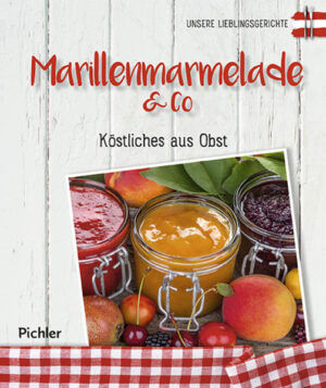 Unsere liebsten Rezepte für Marmelade, Chutney & Co: Egal ob Marillenmarmelade oder Ribiselcurd, Hollerbeerenchutney oder Himbeersaft, süße und pikante Einkochvarianten laden dazu ein, die warme Jahreszeit ins Glas zu zaubern. Alltagstauglich und appetitanregend serviert, sorgen die bewährten Rezepte von Ingrid Pernkopf und Willi Haider für sicheres Gelingen und fruchtigen Genuss.